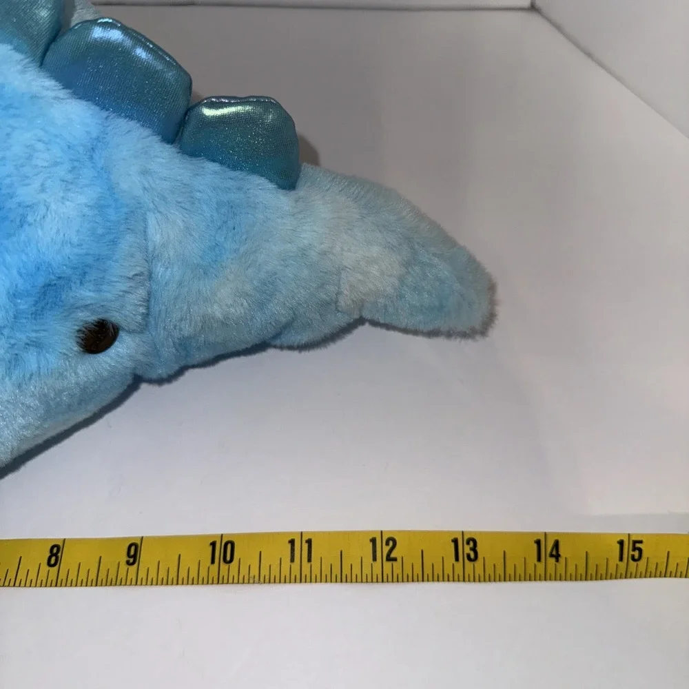 FAO Schwarz‎ Glow Brights Blue Dinosaur Plush 12